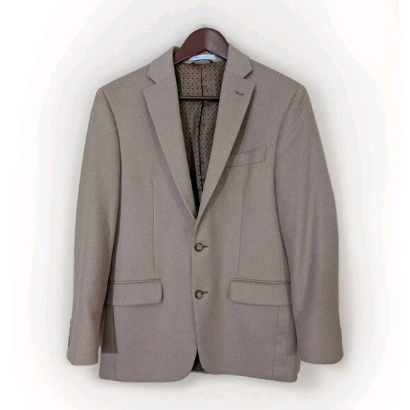 Lauren Ralph Lauren Other - Lauren Ralph Lauren Black Label Blazer 36R Tan Wool Silk Cashmere Coat